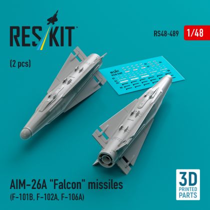 1:48 AIM-26A Falcon missiles (2 pcs)