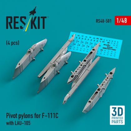 1:48 Pivot pylons for F-111C with LAU-105 (4 pcs)