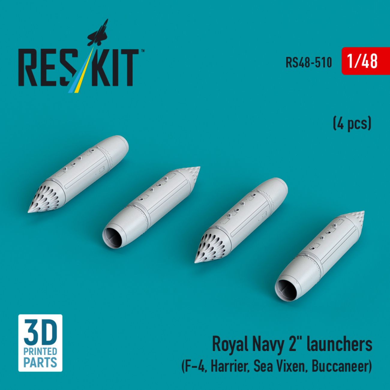 1:48 Royal Navy 2 launchers (4 pcs)