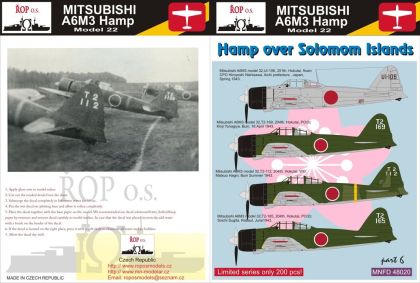 1:48 Mitsubishi A6M3 Hamp Model 32 - Hamp over Solomon Islands