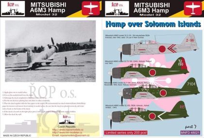 1:48 Mitsubishi A6M3 Hamp Model 32 - Hamp over Solomon Islands