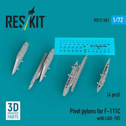 1:72 Pivot pylons for F-111C with LAU-105 (4 pcs)