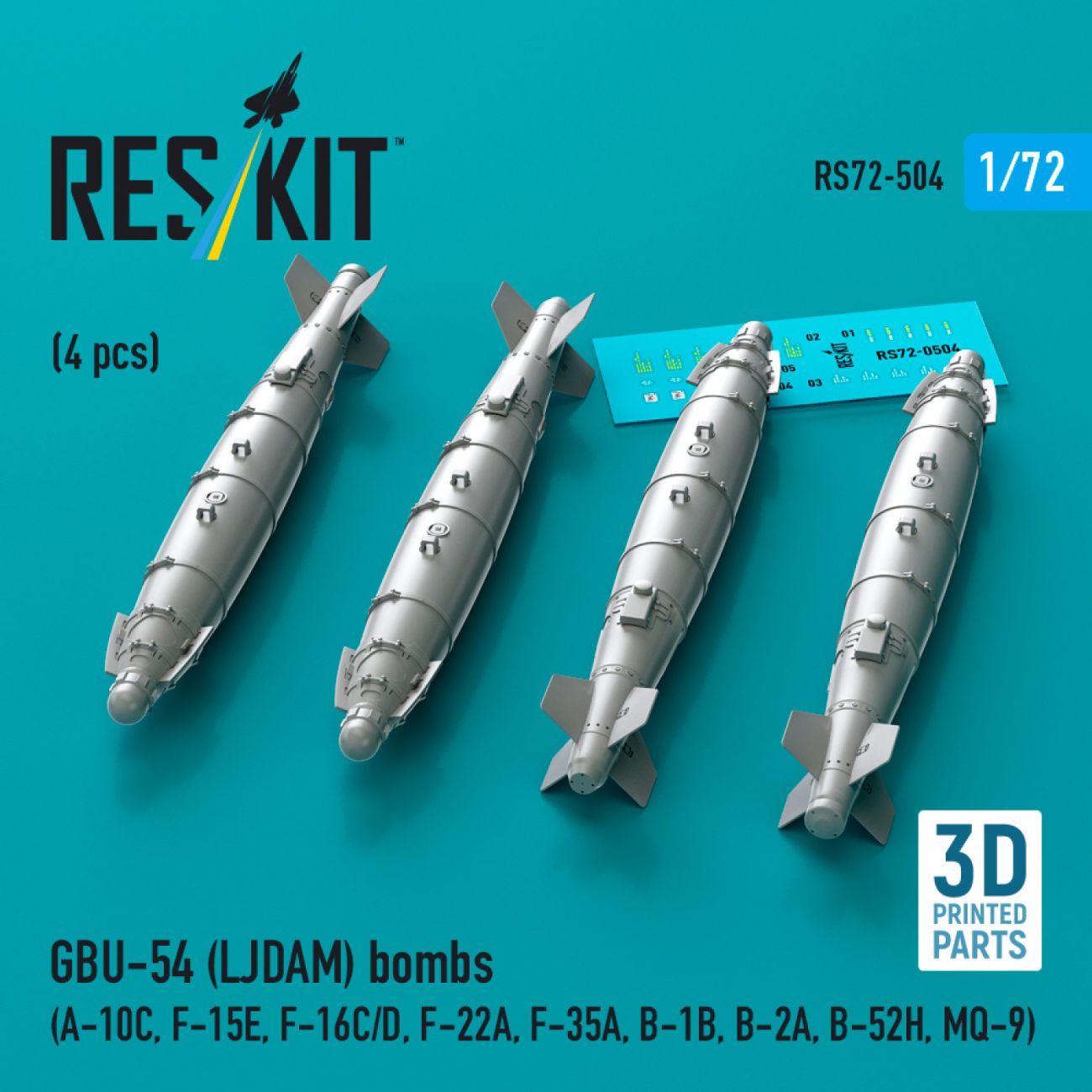 1:72 GBU-54 (LJDAM) bombs (4 pcs)