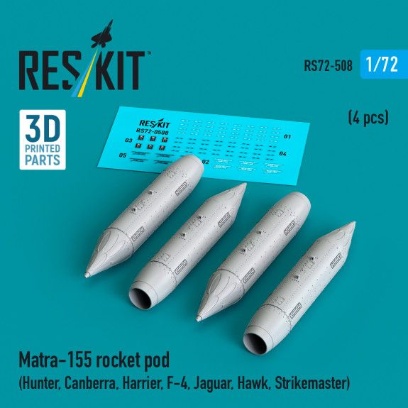 1:72 Matra-155 rocket pod (4 pcs)
