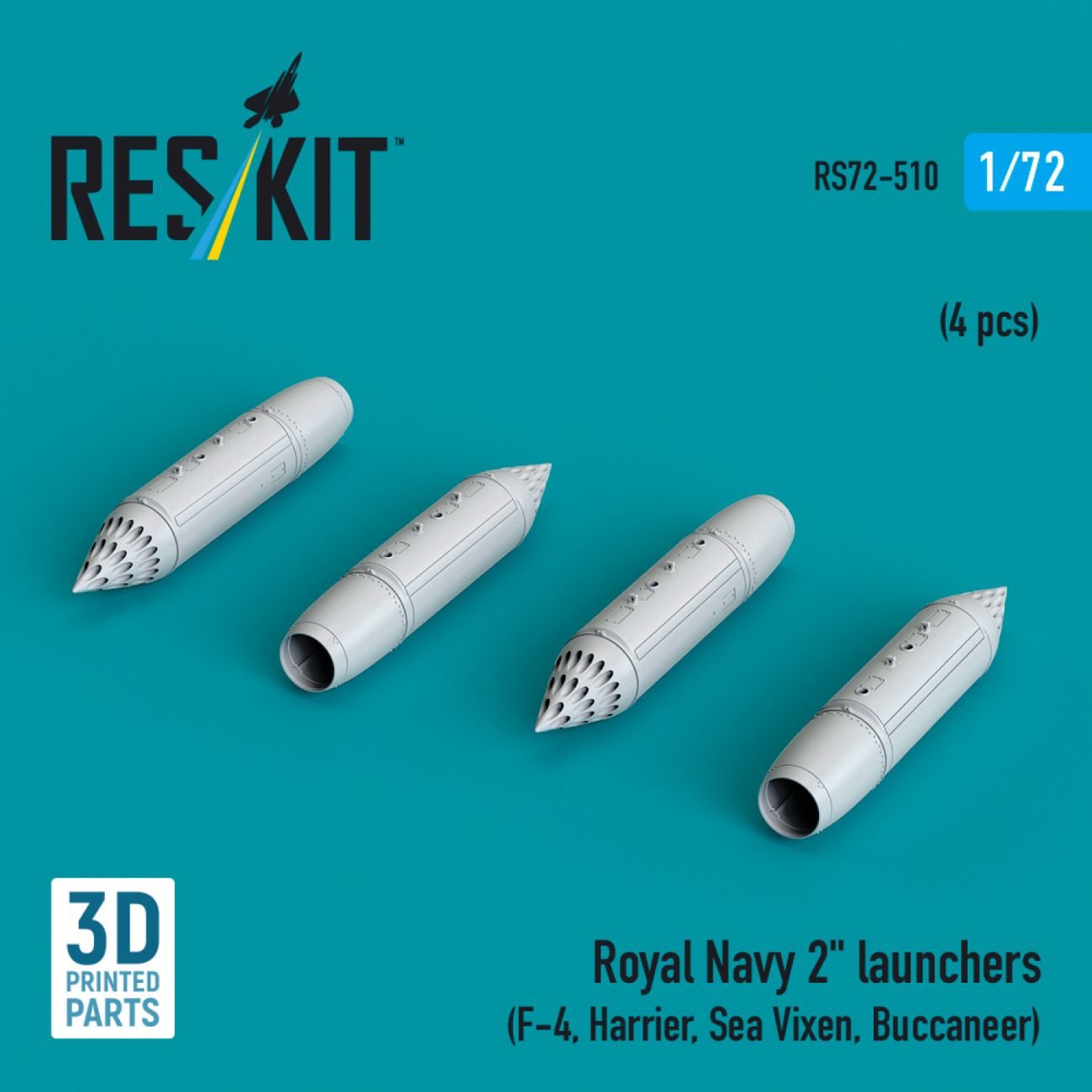 1:72 Royal Navy 2 launchers (4 pcs)