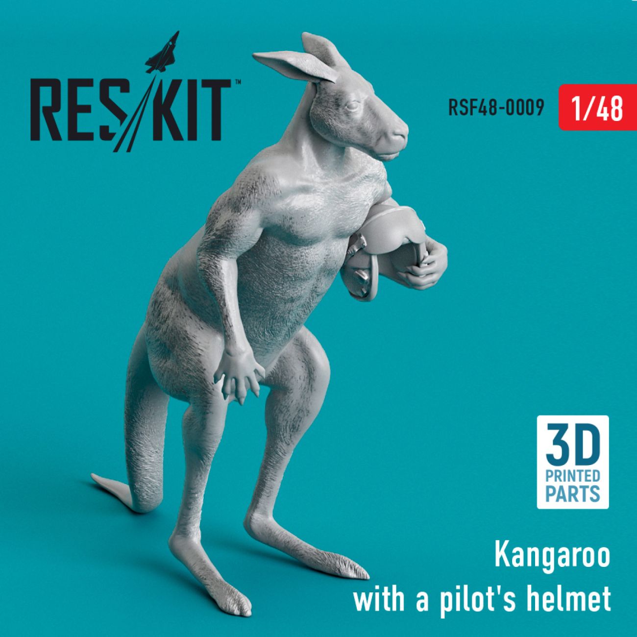 1:48 Kangaroo with a pilot's helmet