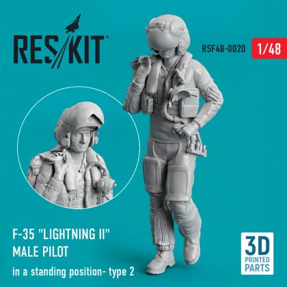 1:48 F-35 Lightning II male pilot (in a standing position - type 2)