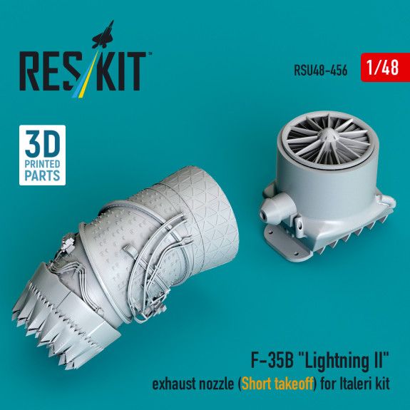 1:48 F-35B Lightning II exhaust nozzle (Short takeoff) for Italeri kit