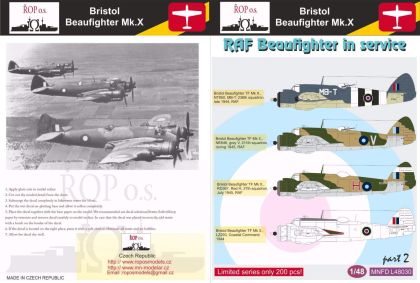 1:48 Bristol Beaufighter Mk.X - RAF Beaufighter in service