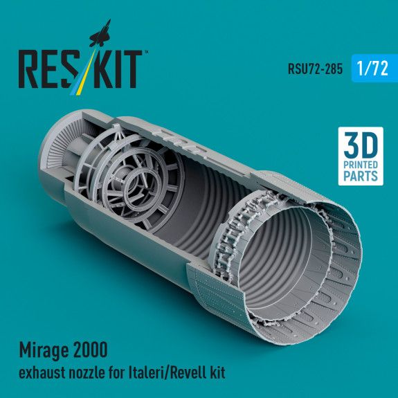 1:72 Mirage 2000 exhaust nozzle for Italeri/Revell kit