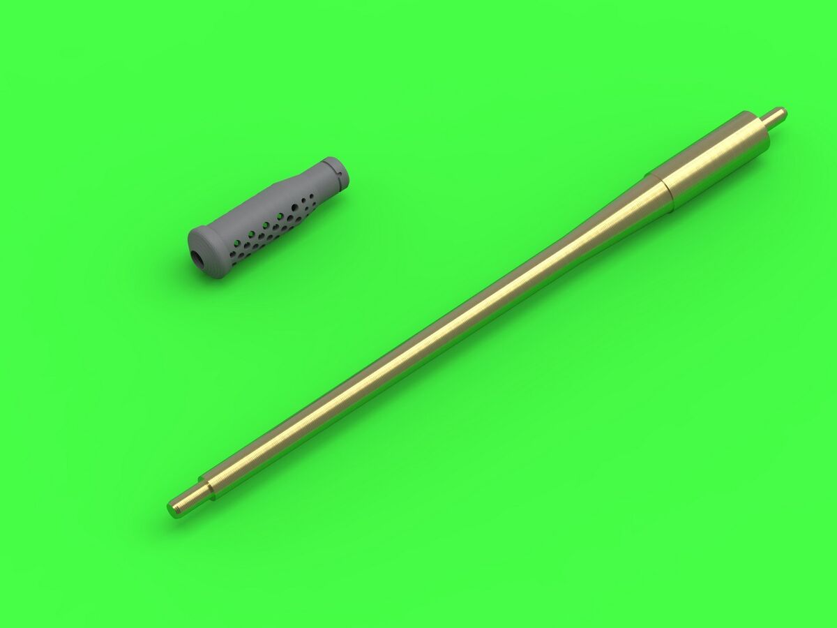 1:72 German cannon Bordkanone 5cm with resin muzzle (Mk 214 / 5cm BK) Me-262A-1a/U4, Me 410 A-1/U4