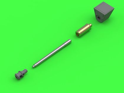 1:72 StuG III Ausf. F (late) / Ausf. G - 7,5cm StuK 40 L/48 gun barrel & resin muzzle brake and mantlet