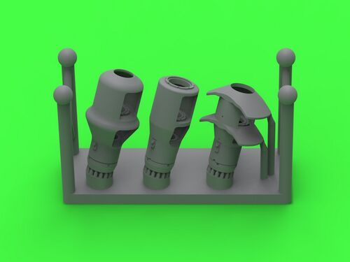 1:72 Muzzle brakes for 10,5cm leFH 18(M), leFH 18/40, StuH 42