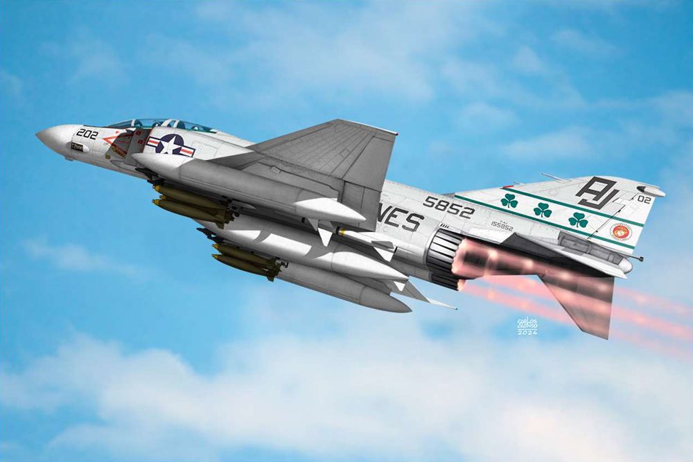 1:48 F-4J Phantom II Fighting Shamrocks