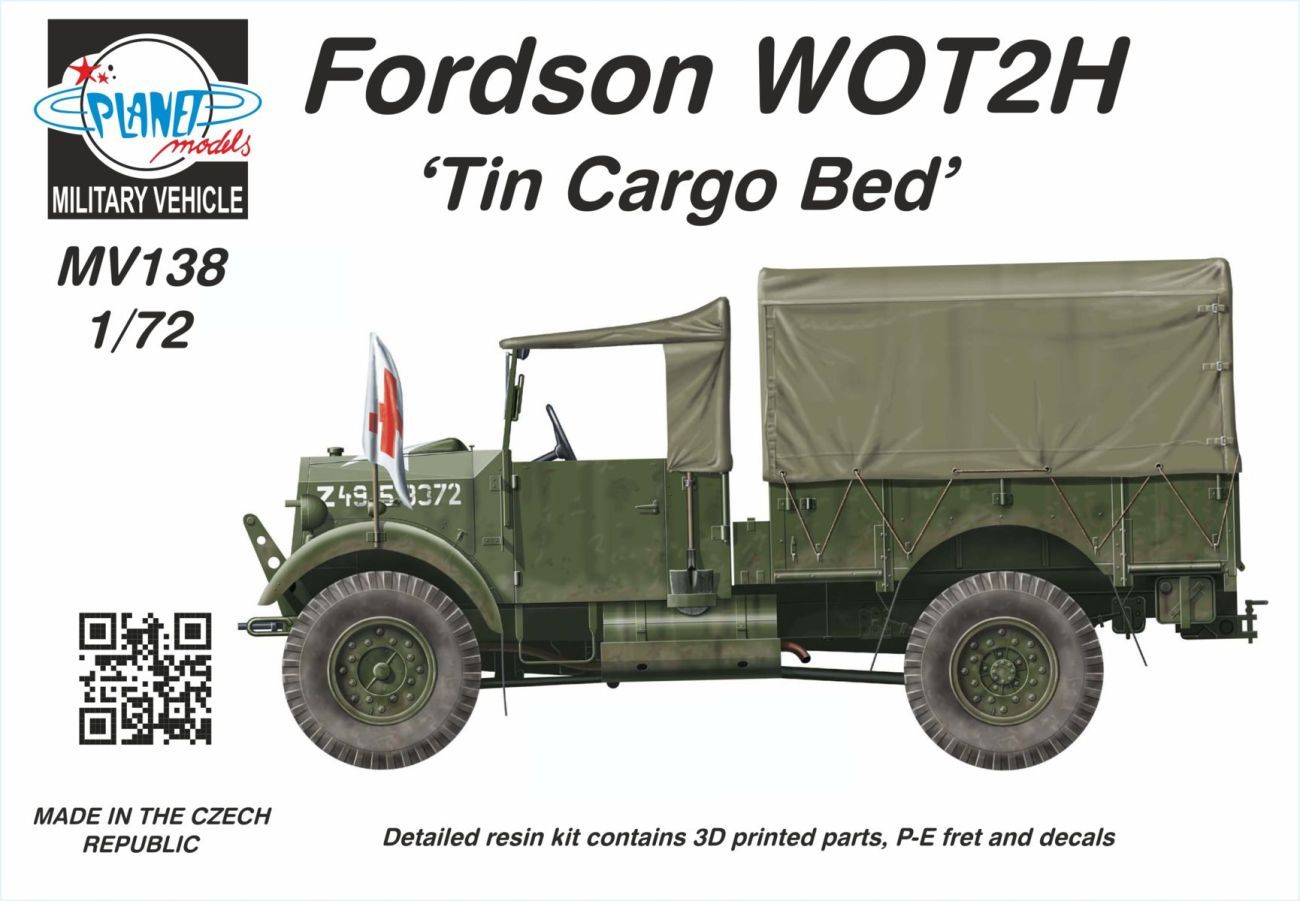 1:72 Fordson WOT2H (15CWT) ‘Tin Cargo Bed’