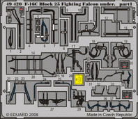 1:48 F-16C Block 25 undercarriage