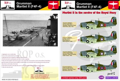 1:48 Grumman Martlet II (F4F-4) - Martlet II in the service of the Royal Navy