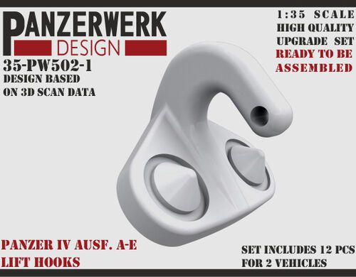 1:35 Panzer IV Ausf. A-E Lift Hooks