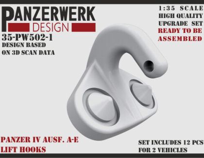 1:35 Panzer IV Ausf. A-E Lift Hooks