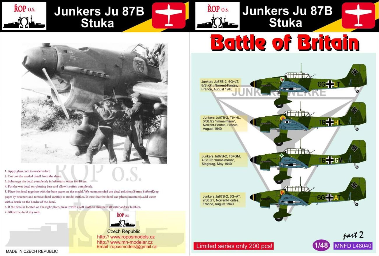 1:48 Junkers Ju 87B Stuka - Battle of Britain