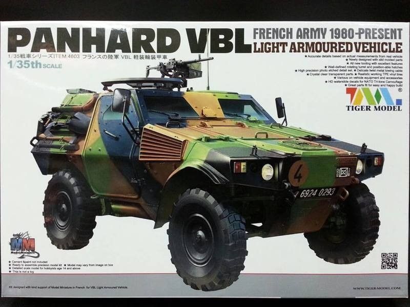 1:35 French Panhard VBL Light Armoured Vehicle
