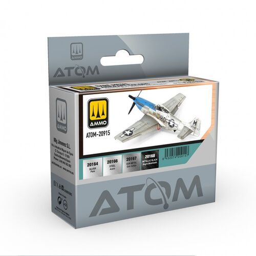 ATOM Bare Metal Aircraft Colors Set
