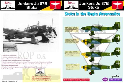 1:48 Junkers Ju-87B Stuka - Stuka in the Regia Aeronautica