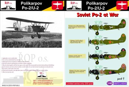 1:48 Polikarpov Po-2/U-2 - Soviet PO-2 at War