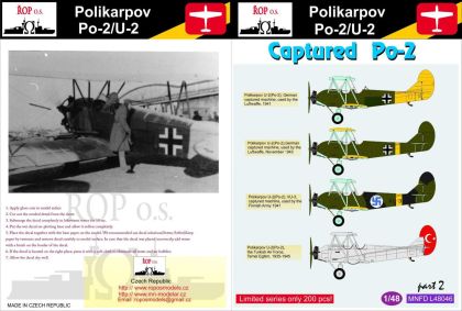 1:48 Polikarpov Po-2/U-2 - Captured PO-2