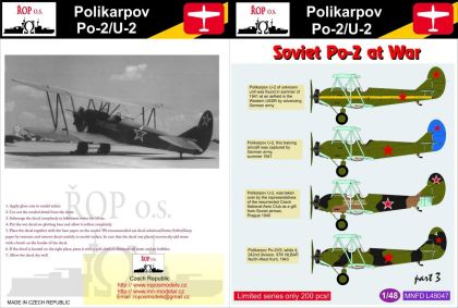 1:48 Polikarpov Po-2/U-2 - Soviet PO-2 at War