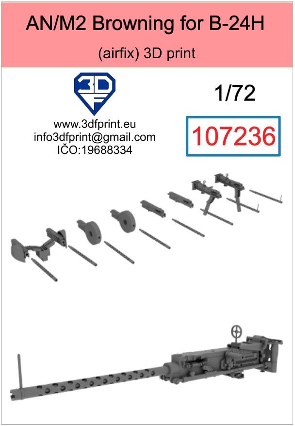 1:72 AN/M2 Browning for B-24H