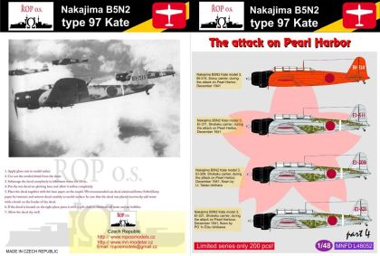 1:48 Nakajima B5N2 type 97 Kate - The attack on Pearl Harbour