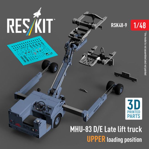 1:48 MHU-83 D/E lift truck UPPER loading position