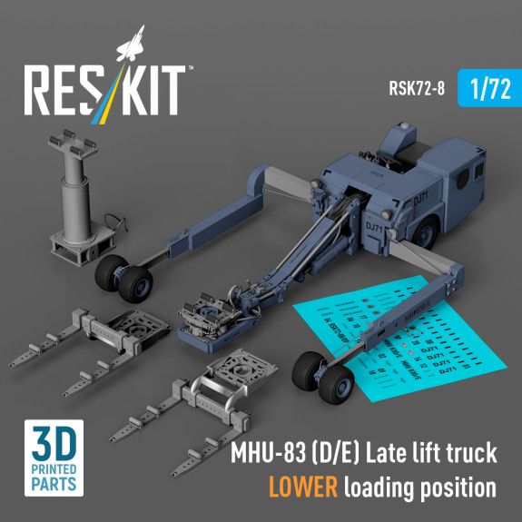 1:72 MHU-83 (D/E) Late lift truck LOWER loading position 