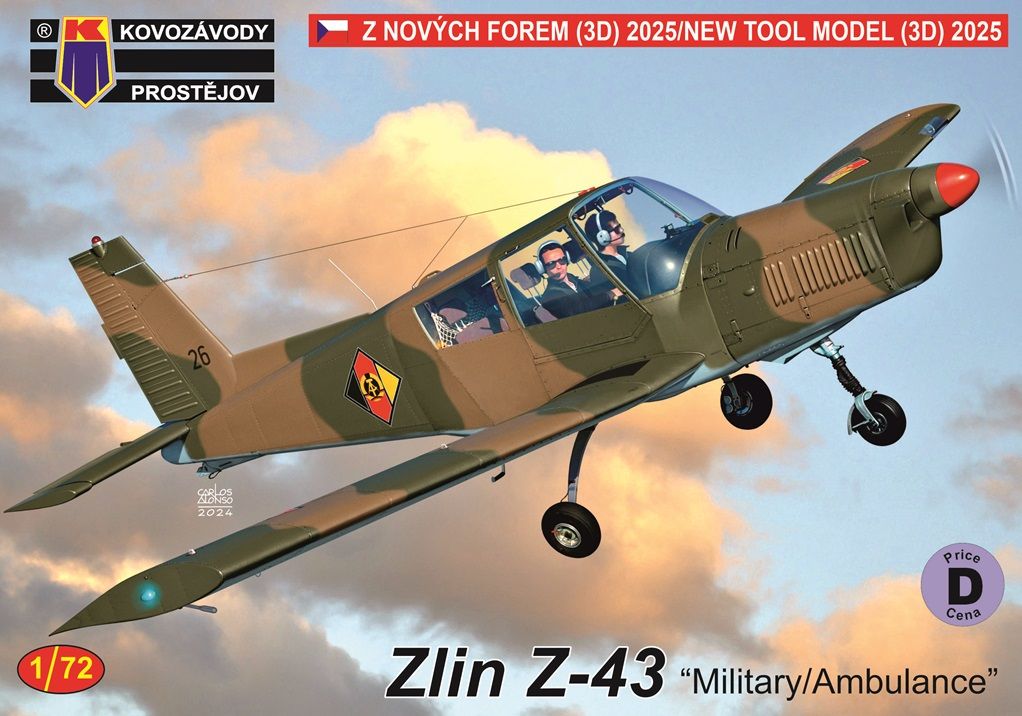 1:72 Zlin Z-43 Military / Ambulance