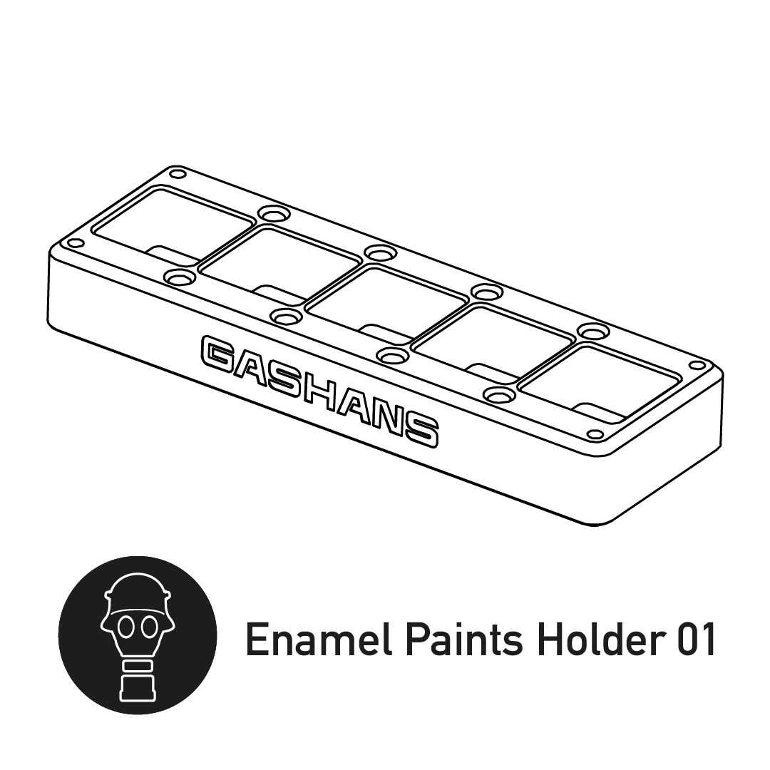 Enamel Paints Holder 01