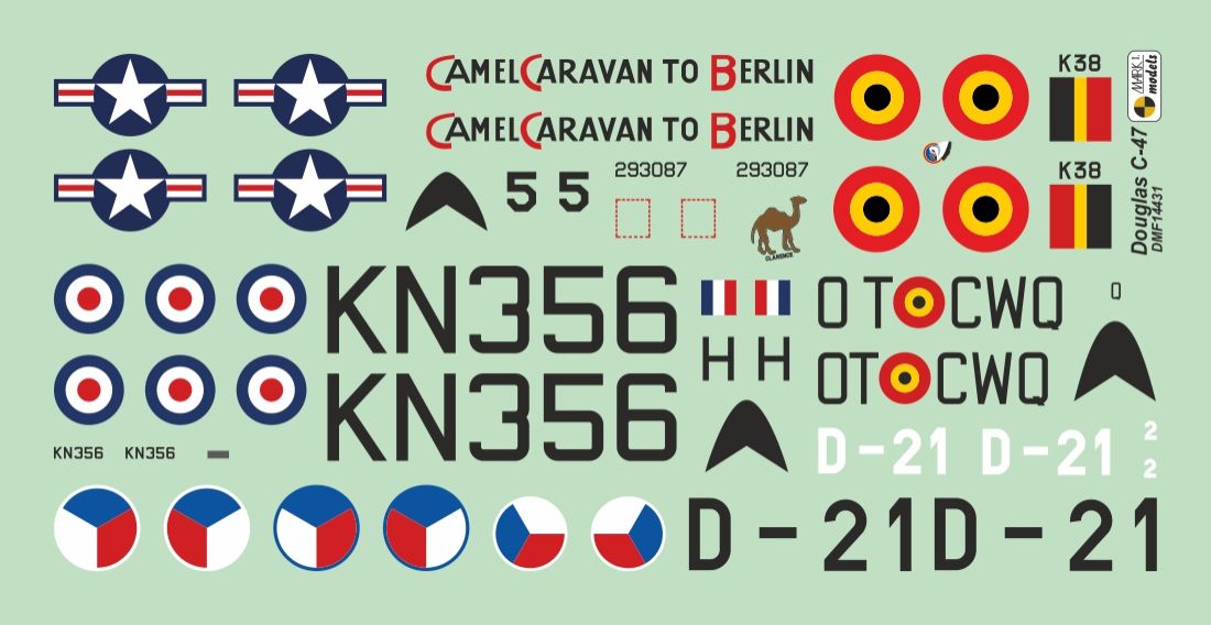 1:144 Douglas C-47 Skytrain/Dakota 'Post-war Military Service'