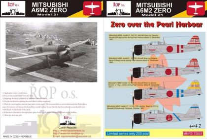 1:72 Mitsubishi A6M2 Zero Model 21 - Zero over the Pearl Harbour