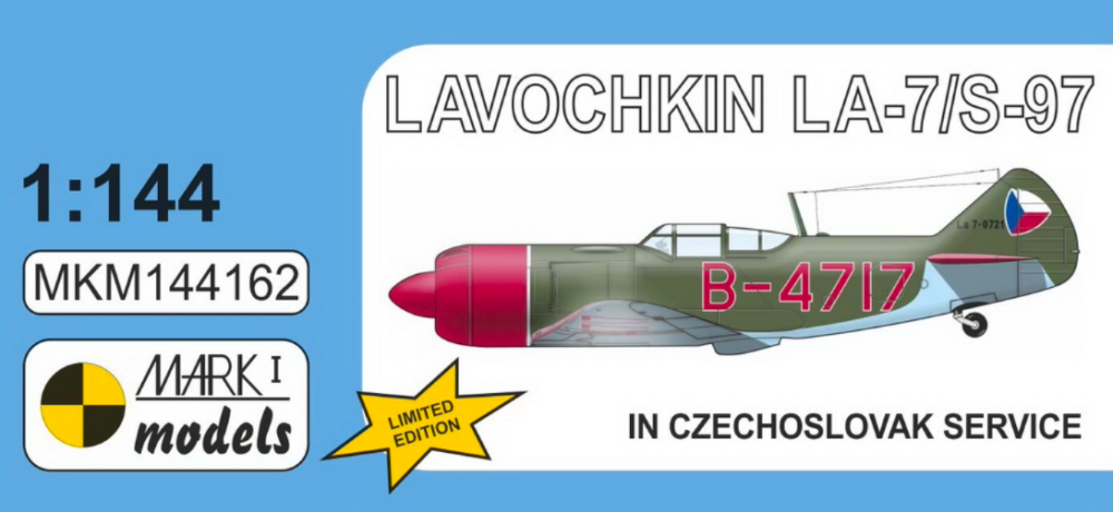 1:144 Lavochkin La-7 (S-97) ‘In Czechoslovak Service’