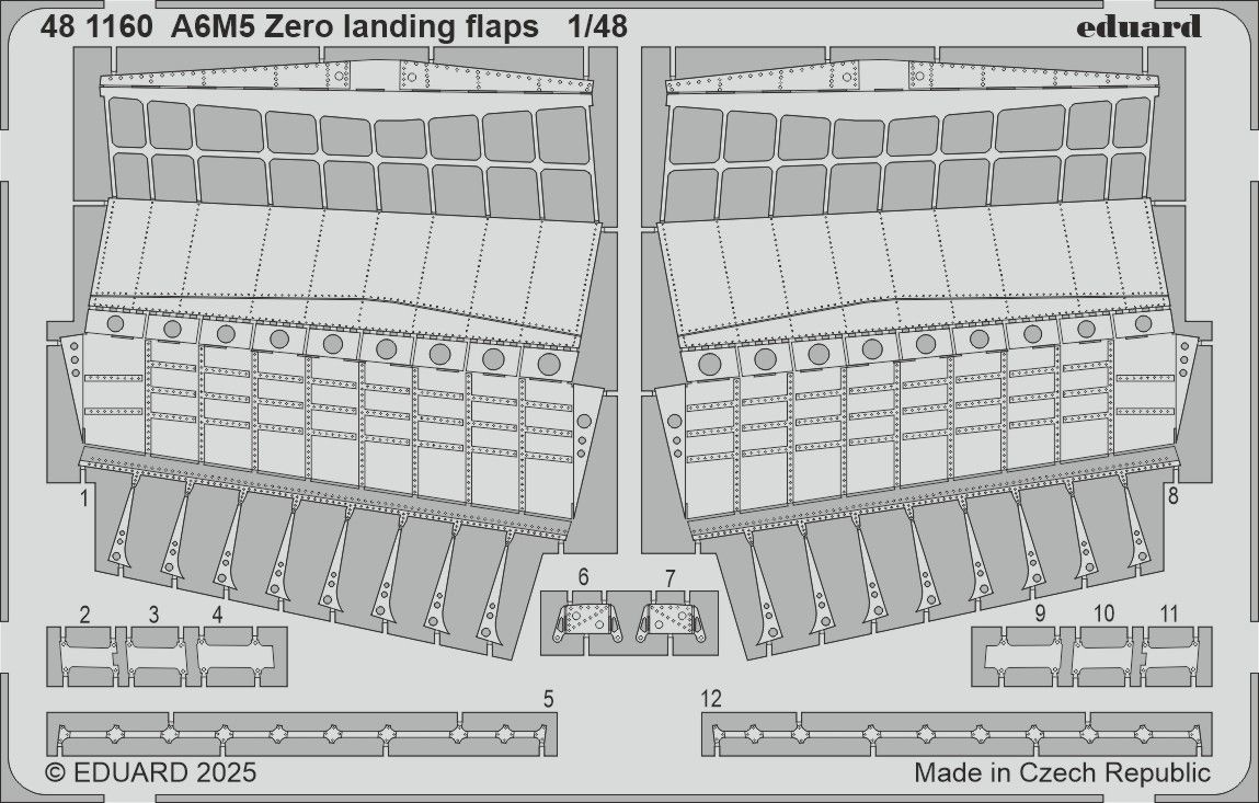 1:48 Mitsubishi A6M5 Zero landing flaps