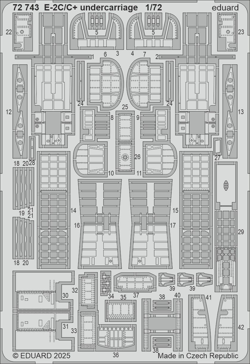 1:72 Grumman E-2C/E-2C+ Hawkeye undercarriage