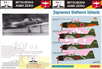 1:72 Mitsubishi A6M5 Zero Model 52 - Japanese Defence Islands