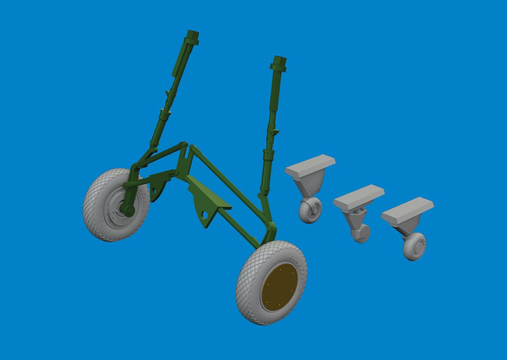 1:48 F4F-4 Wildcat wheels late