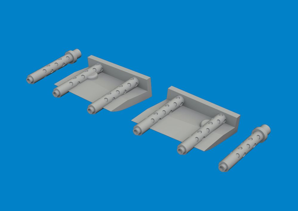 1:48 F4F-4 Wildcat gun barrels