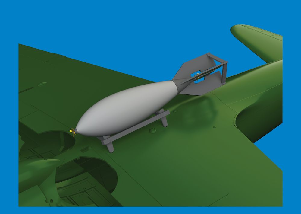 1:48 Mitsubishi A6M5/A6M7 Zero 500kg bomb