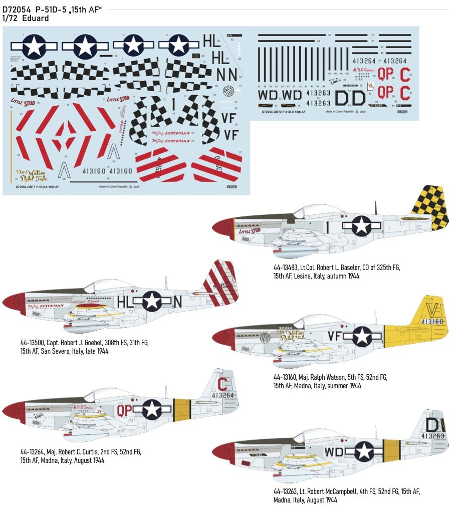 1:72 P-51D-5 15th AF