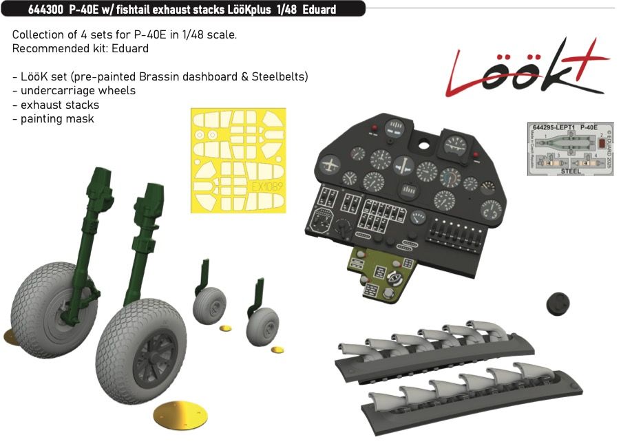 1:48 P-40E Warhawk LooKplus