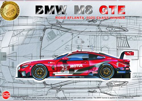 1:24 BMW M8 GTE 2020 Road Atlanta Class Winner