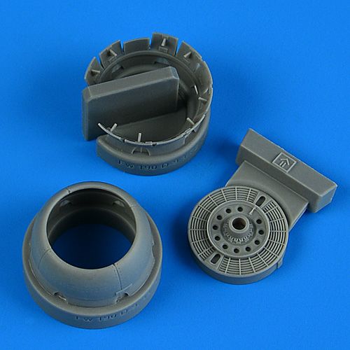 1:72 Fw-190D-9 cowling & opened engine flaps