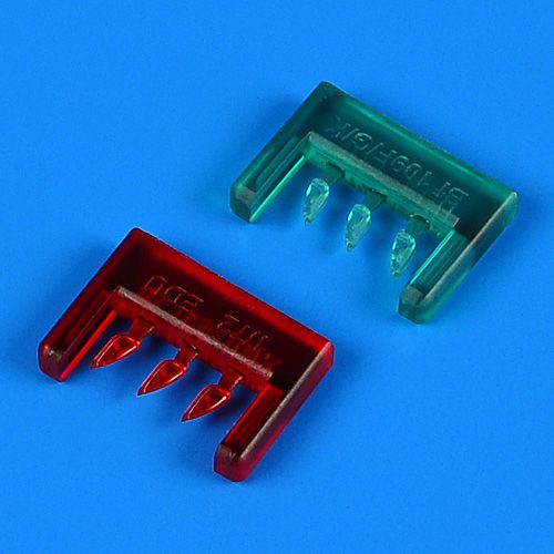 1:72 Bf 109F/G/K colored position lights